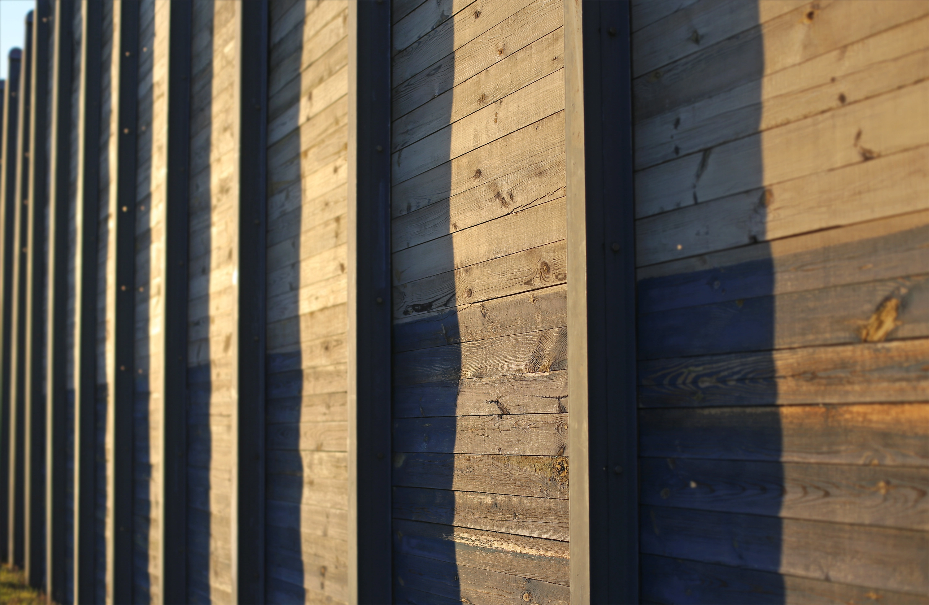 Horizontal board fence East Auckland